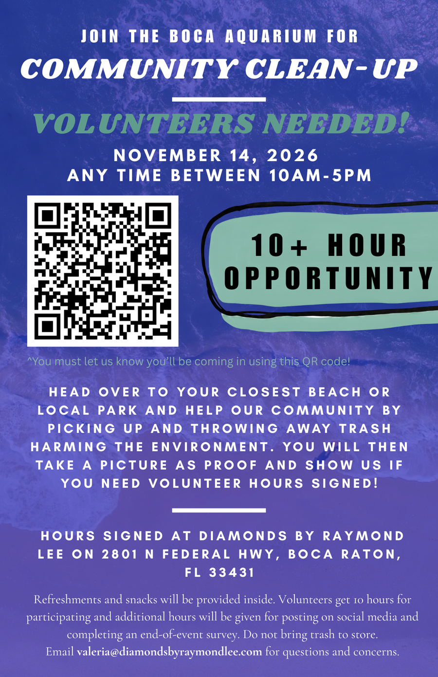Community Clean-Up Volunteer Opportunity
