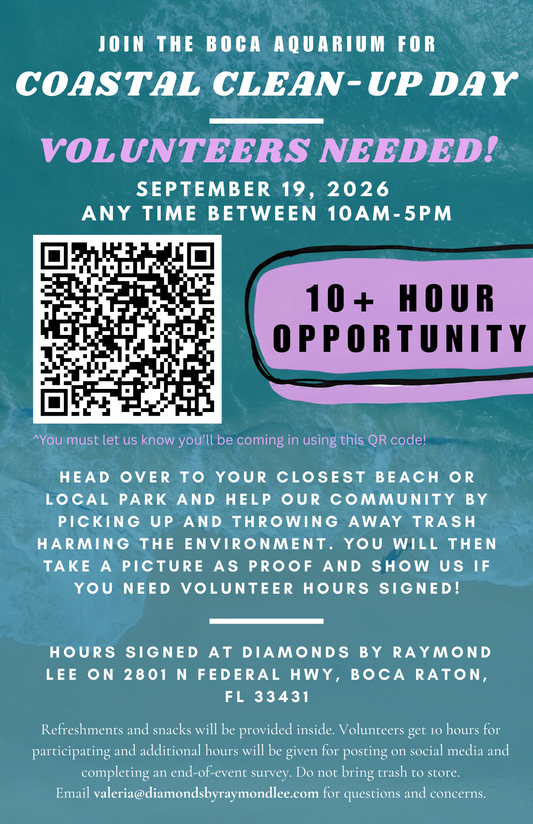 Beach Clean-Up Volunteer Opportunity in Boca Raton with Boca Aquarium