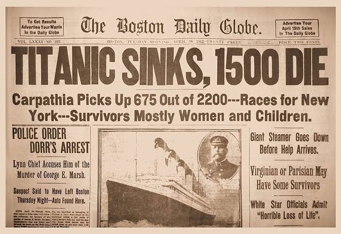What happened to the RMS Titanic?