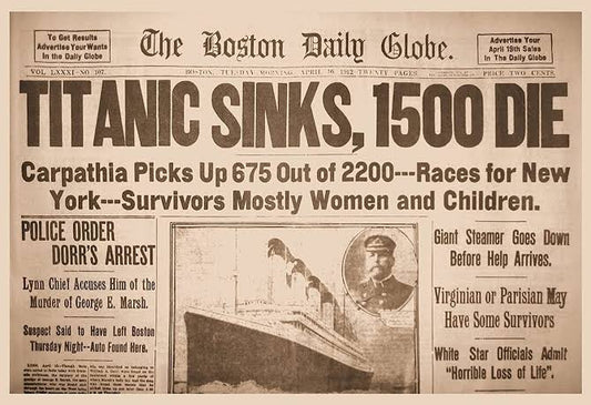 What happened to the RMS Titanic?