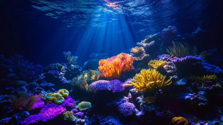 Reef Royalty: The Colorful World of Blue Tangs and Clownfish